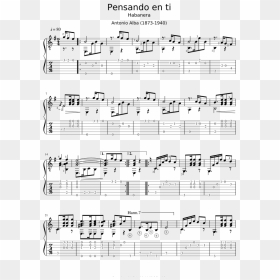 Pensando En Ti - Castle Dangerous Bagpipes Sheet Music, HD Png Download - pensando png