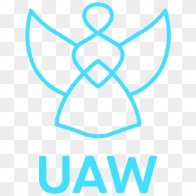Uaw Vert Acnym Logo Lb - Peppa Pig Mehndi Design, HD Png Download - uaw logo png