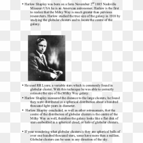 Harlow Shapley, HD Png Download - milky way galaxy png