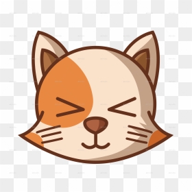 Cat Face Png, Transparent Png - cat outline png