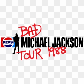 “ Transparent » Bad Tour Logo ” - Michael Jackson Bad, HD Png Download - michael jackson logo png