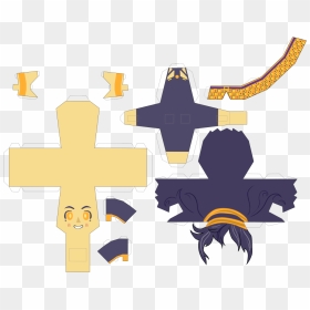 Narancia Papercraft - Hetalia Papercraft Italy, HD Png Download - jojo face png