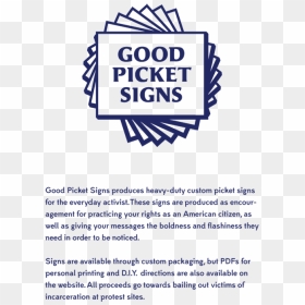Picketing , Png Download - Poster, Transparent Png - picket sign png