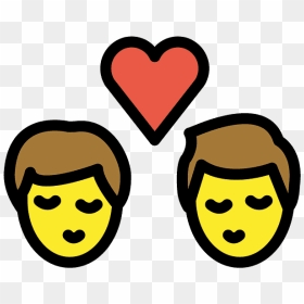 Man, Man Emoji Clipart - Casal Emoticon, HD Png Download - man emoji png
