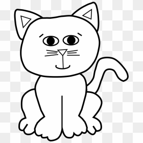 Squitten, HD Png Download - cat outline png