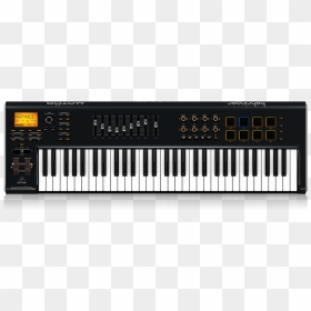 Individual Piano Keys Png - Midi Keyboard 61 With Pads, Transparent Png - midi keyboard png