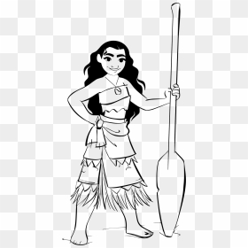 Moana Coloring Pages, Moana Printables, Free Printables, - Simple Moana Coloring Page, HD Png Download - moana background png