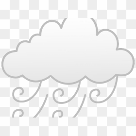 Weather Clipart Foggy - Symbol Of Windy Weather, HD Png Download - foggy png