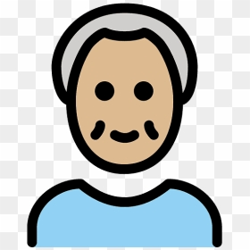 Old Man Emoji Clipart - Man, HD Png Download - man emoji png