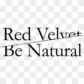 Red Velvet Be Natural Logo - Ice Cream Cake Red Velvet Logo Png, Transparent Png - red velvet logo png