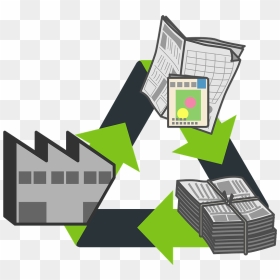 Recycle Paper Clipart - 資源 を 再 利用 イラスト, HD Png Download - paper clipart png