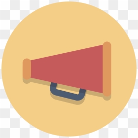 Flat Megaphone Icon Png, Transparent Png - megaphone icon png