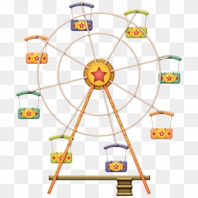 Zgl Threeringcircus Ferriswheel Png - Clip Art, Transparent Png - ferris wheel silhouette png