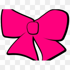 Pink Hair Clipart Cheer Bow - Pink Bow Clipart, HD Png Download - cheer bow png