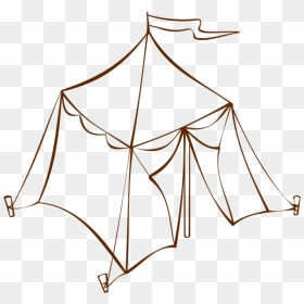 Line Art,angle,symmetry - Tent Clip Art, HD Png Download - camping icon png
