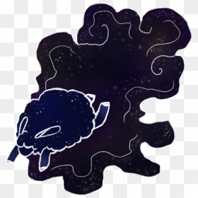 ❦ Just A Space Sheep - Illustration, HD Png Download - tumblr space png