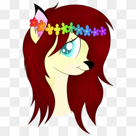 Forest Fawn Shy By - Cartoon, HD Png Download - rainbow flower crown png