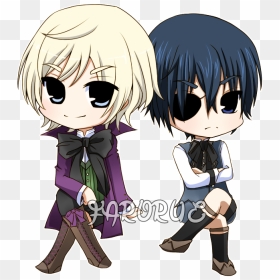 “ Alois Trancy & Ciel Phantomhive ” - Black Butler Ciel Chibi, HD Png Download - ciel phantomhive png