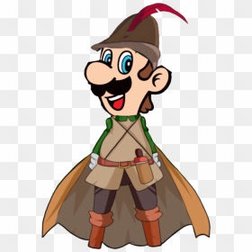 Luigi As Humbert The Huntsman Clipart , Png Download - Huntsman Snow White Cartoon, Transparent Png - luigi face png
