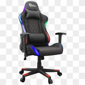 White Shark Gaming Chair Thunderbolt Black Rgb-1 - Gaming Chair Black And Blue, HD Png Download - thunder bolt png