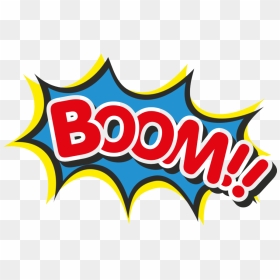 Blank Comic Boom Png Picture, Transparent Png - comic book words png