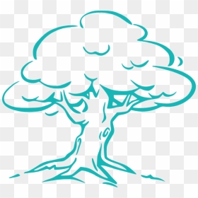 Easy Tree Drawing Big, HD Png Download - dark tree png
