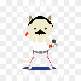 Freddie Purrcury Don T Stop Meow, HD Png Download - meow png