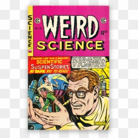 Weird Science 4 - Weird Science Comic Book, HD Png Download - comic book words png