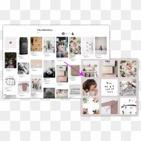 Image7 - Collage, HD Png Download - pinterest button png