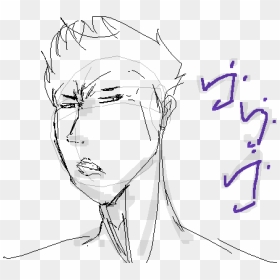 Sketch, HD Png Download - jojo face png