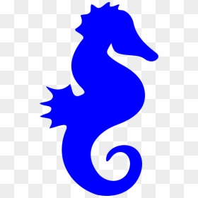 Blue Sea Horse Clip Art, HD Png Download - sea horse png