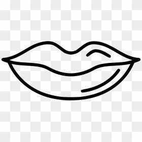 Lips, HD Png Download - lips outline png