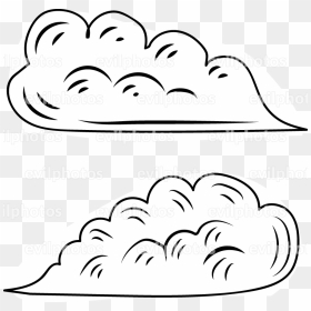 Cloud Drawing Vector And Stock Photo - Drawing, HD Png Download - clouds .png