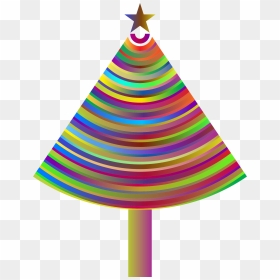 Prismatic Abstract Christmas Tree 3 Clip Arts, HD Png Download - christmas tree icon png