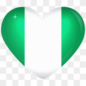 Nigeria Flag Png , Png Download - Nigeria Flag In A Heart, Transparent Png - nigeria flag png
