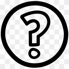 Question Mark Outline In A Circle Hand Drawn Button - Charing Cross Tube Station, HD Png Download - hand outline png
