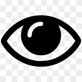 Eye Icon Font Awesome, HD Png Download - white eye png