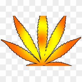 Cannabis Leaf Free Images At Clkercom Vector Clip Art - Vector Weed Leaf Png, Transparent Png - marijuana leaf vector png