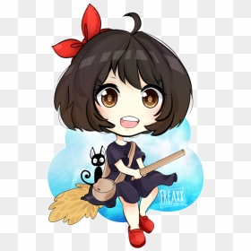 Kiki"s Delivery Service By Jessicafreaxx - Chibi Kiki Delivery Service, HD Png Download - kiki's delivery service png