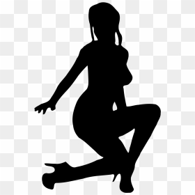 Woman Silhouette 37 Clip Arts - Silhouette, HD Png Download - woman sitting silhouette png