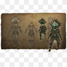 Diablo 3 Witch Doctor Armour Sets , Png Download - Witch Doctor Diablo Armor, Transparent Png - diablo 3 logo png