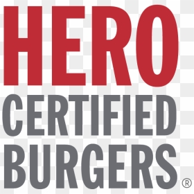Hero Burger, HD Png Download - burger logo png