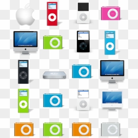 Apple Products Clipart Banner Black And White Library - Apple Products Icons Png, Transparent Png - product icon png