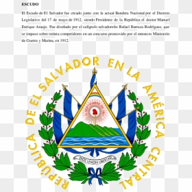 Salvador Flag, HD Png Download - escudo de el salvador png