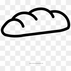 Bread Coloring Page Clipart , Png Download - Bread Coloring Png, Transparent Png - bread clipart png