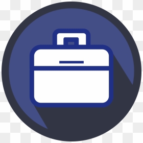 Suitcase Icon - Circle, HD Png Download - suitcase icon png