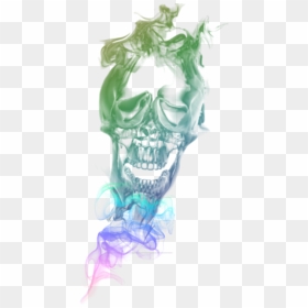 Background Editing Smoke Png, Transparent Png - smoke skull png