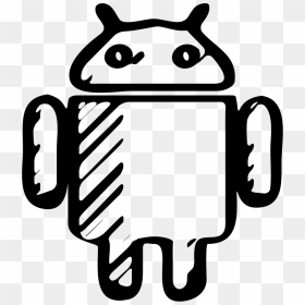 Android Sketched Logo - Android Sketch Icon Png, Transparent Png - logo android png