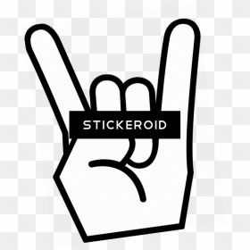 Rock N Roll Sign Hand , Png Download, Transparent Png - rock hand png