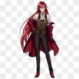 Grell Sutcliff Png, Transparent Png - ciel phantomhive png